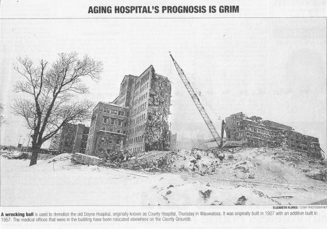 Hospital Demolition 1997