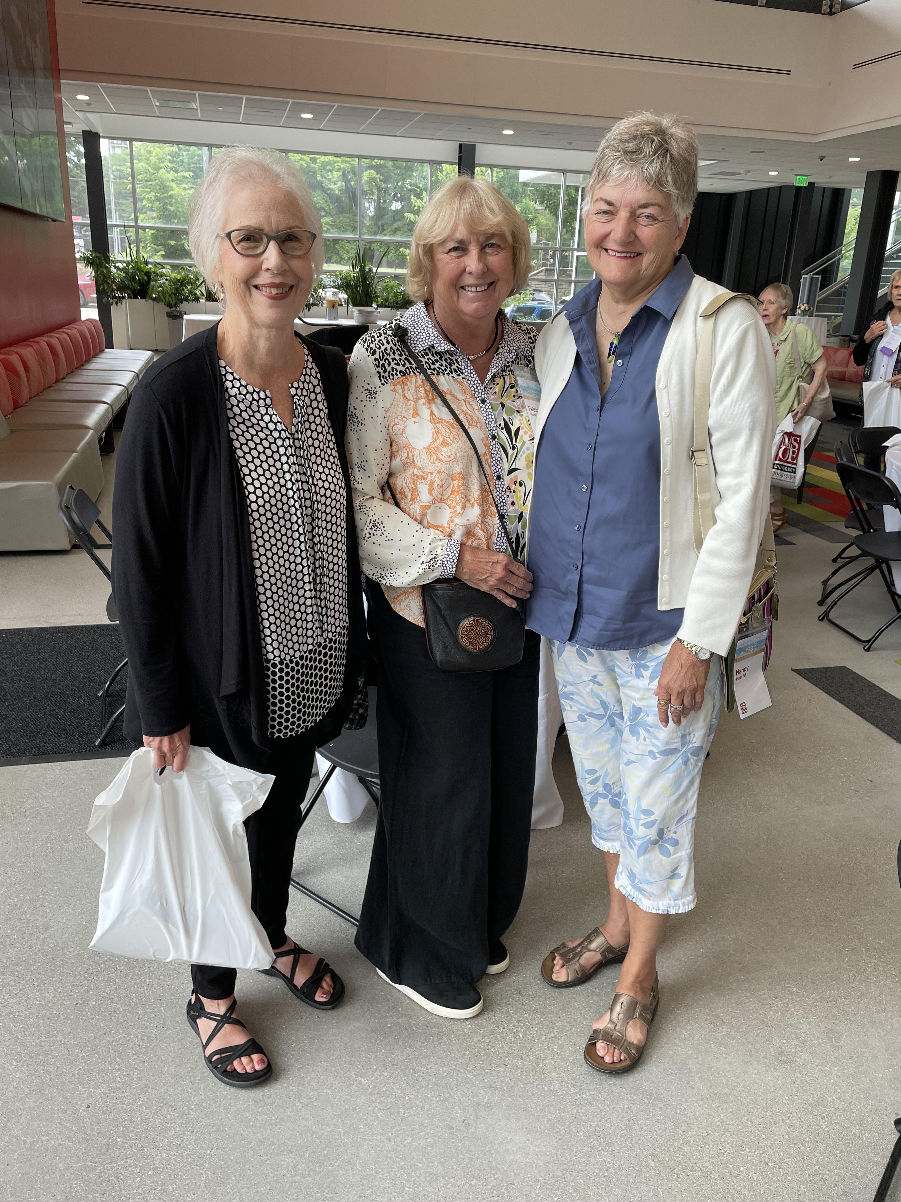 Jane Wedel Taufner, Pat Mathias Pearson & Nancy Hatzinger Perez @ MSOE Alumni Luncheon 7/15/2022